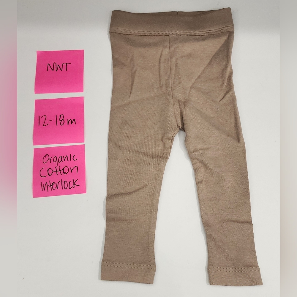 NWT Kate Quinn classic skinny legging | mocha | organic cotton interlock
